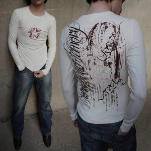 SCARRED PRINTED LONGSLEEVE