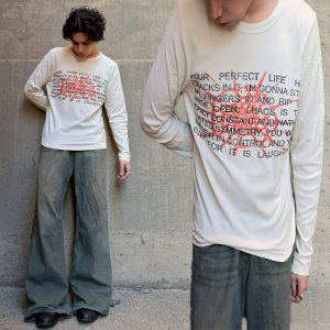 CRACKS PRINTED LONGSLEEVE